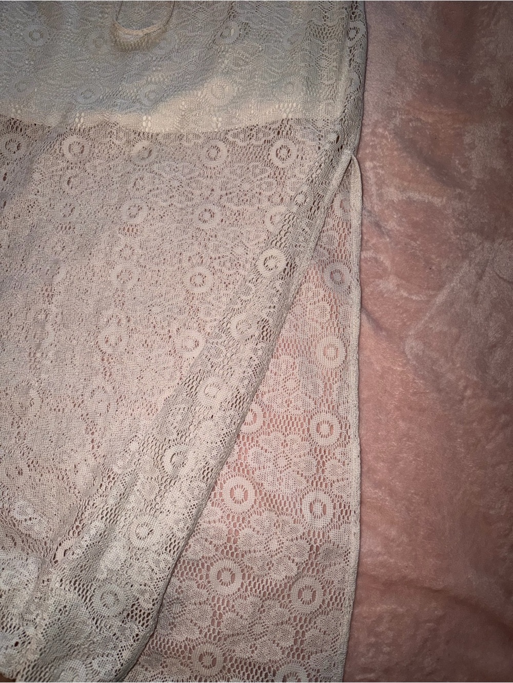 love on a hanger Cream Lace Maxi Slip Dress - Picture 5 of 8
